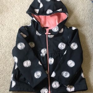 Cat and Jack girls rain jacket